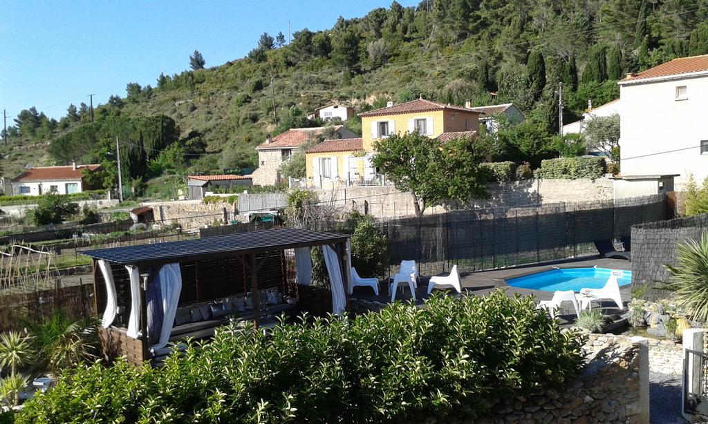 Au Paradis Cathare Fraissé-des-Corbières Esterno foto